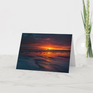 Cartão Roker Sunrise Greeting Card