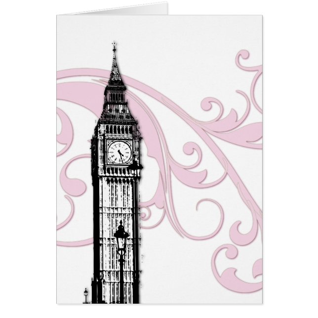 Cartão Rolamentos e Big Ben (Frente)