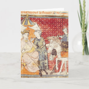 Cartão Roland Bidding Farewell to Charlemagne