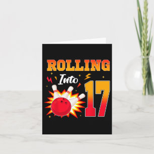 Cartão Rolando Para 17 Boliches De 17 Anos