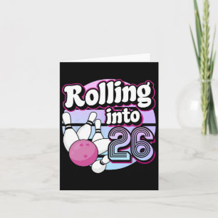 Cartão Rolando para 26 Boliches 26º aniversário 1