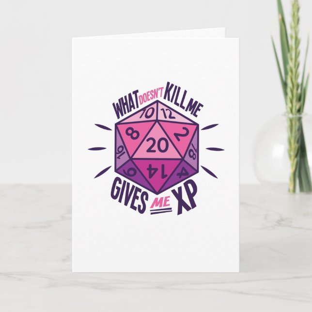 Cartão Role Playing Dice (Frente)