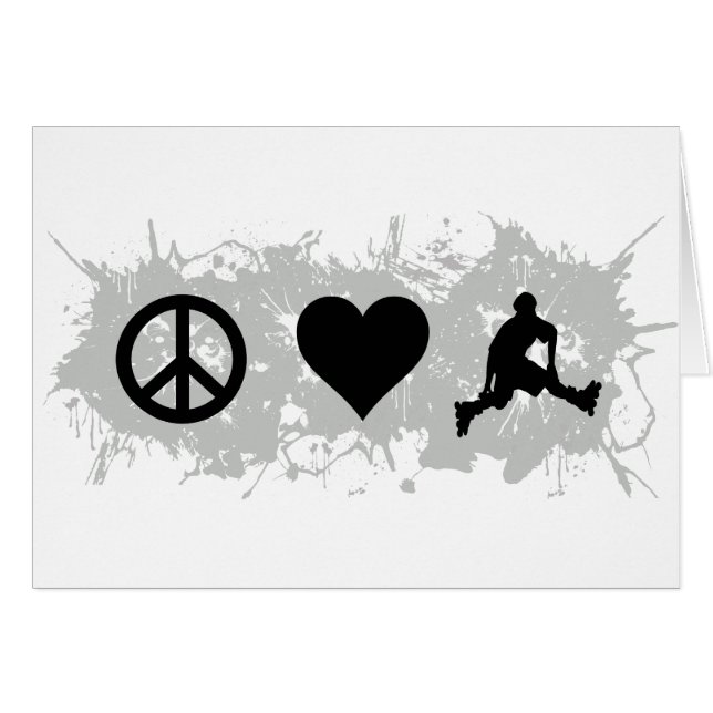 Cartão Rollerblading (Frente Horizontal)