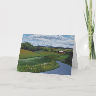 Cartão Rolling Valleys Greeting Card