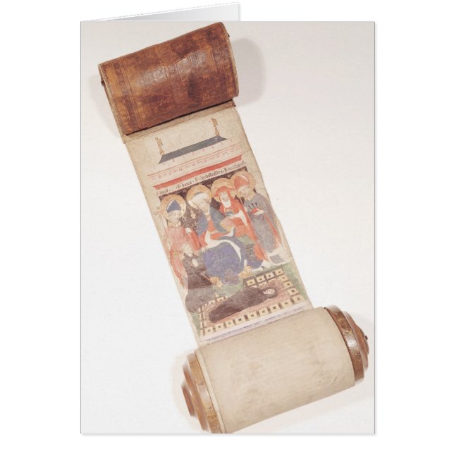 Cartão Rolo da necrologia, 1406 (Frente)