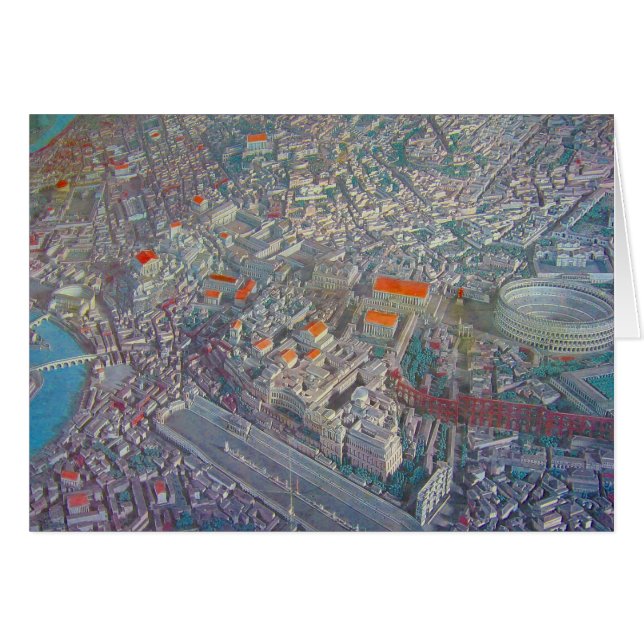 Cartão Roma antiga (Frente Horizontal)