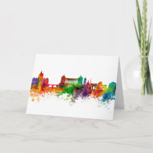 Cartão Roma Itália Skyline