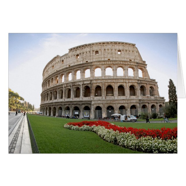 Cartão Roman Colosseum (Frente Horizontal)