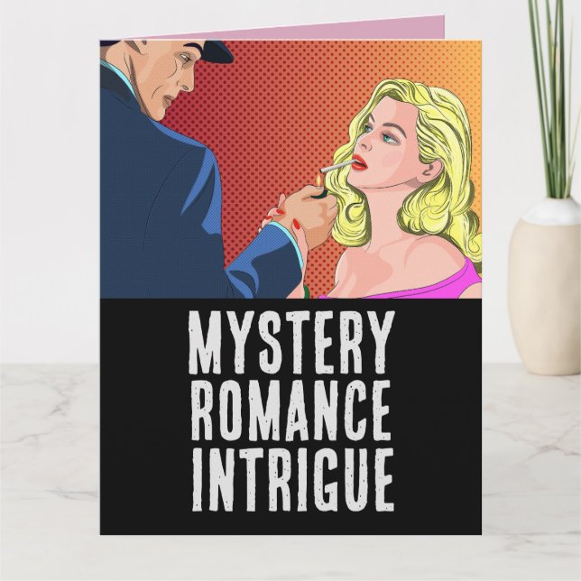 CARTÃO ROMANCE DE DIA DOS NAMORADOS MISTERIOSO INTRIGA! C (Frente)