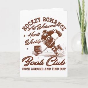Cartão Romance de Hockey Smut Leitor Clube do Livro Amant