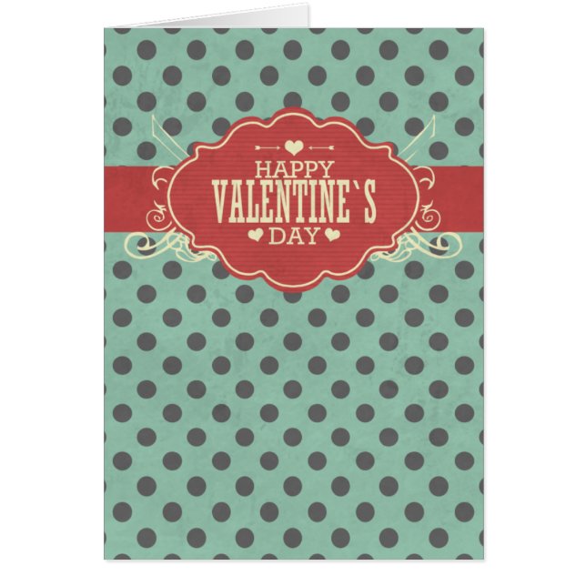 Cartão Romance em uma moda Vintage (Frente)