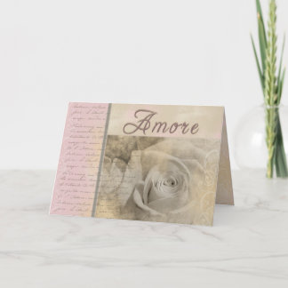 Cartão Romantic Amore