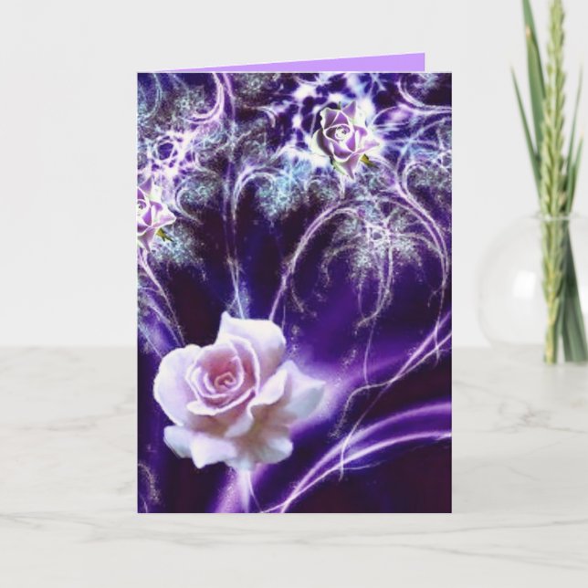 Cartão Romantic Birthday Card (Frente)