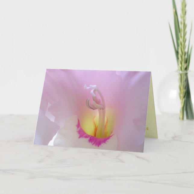 Cartão Romantic card with text (Frente)