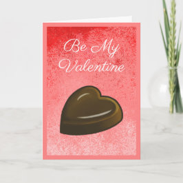 Cartão Romantic Chocolate Heart