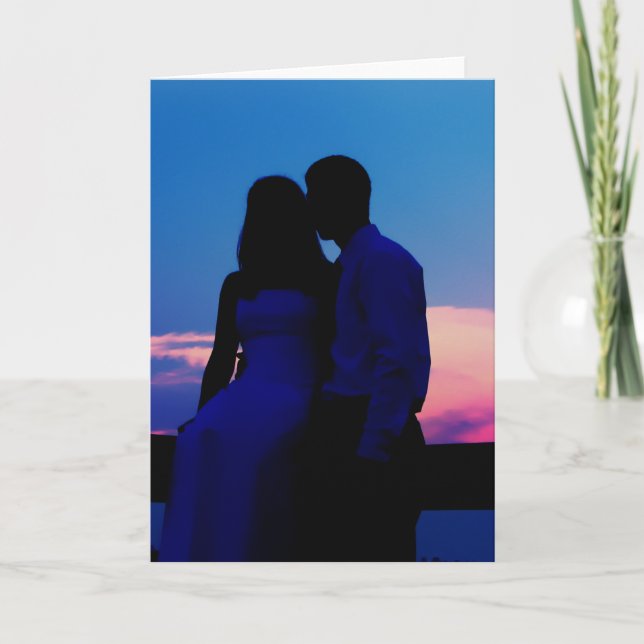 Cartão Romantic Greeting Card (Frente)