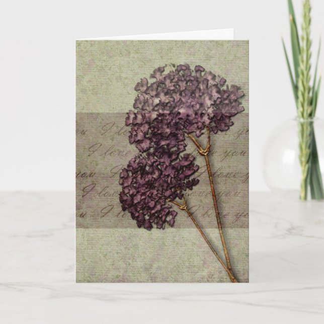 Cartão Romântico Eu Te Amo (Frente)