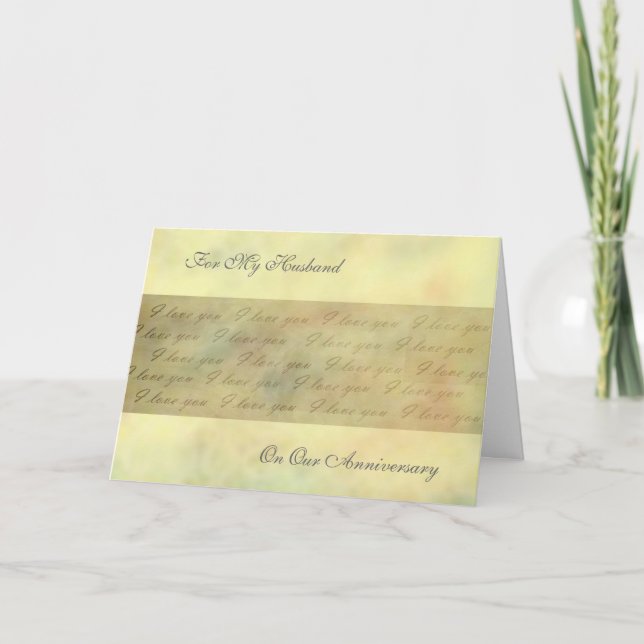 Cartão Romântico Eu Te Amo Aniversário (Frente)