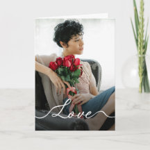 Romântico Minimalista Foto Personalizada