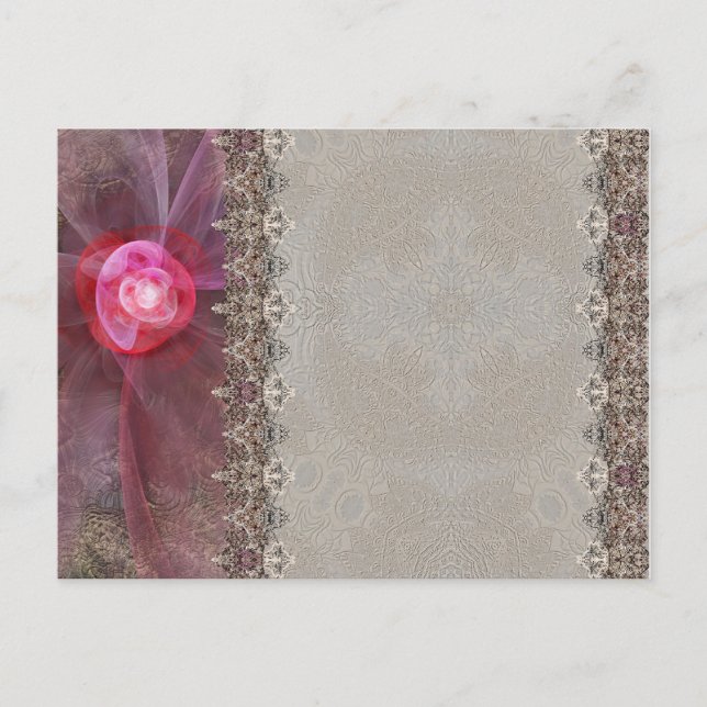 cartão romântico para parabéns e convites (Frente)