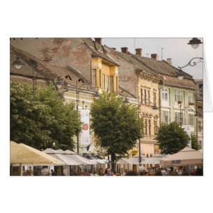 Cartão Romênia, Sibiu. Cidade Nova. RF)