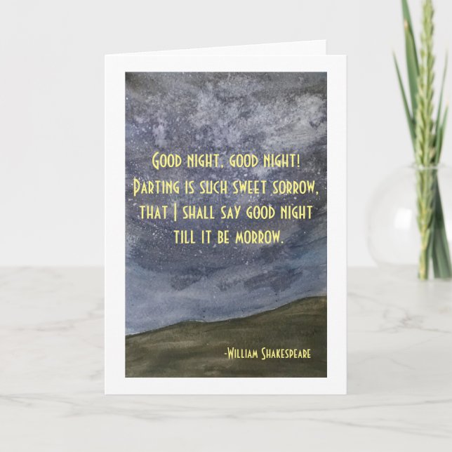 Cartão Romeo and Juliet (Frente)