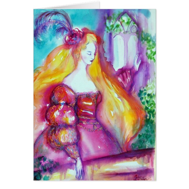 Cartão ROMEO E JULIET BALCONY SCENE Dia de os namorados (Frente)