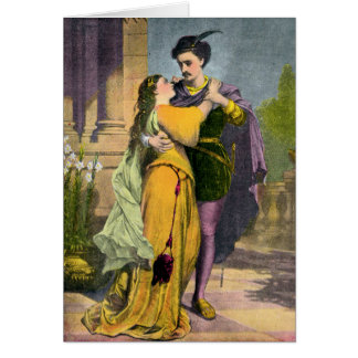 Cartão Romeo & Juliet no amor