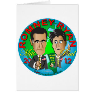 Cartão Romney Ryan EUA