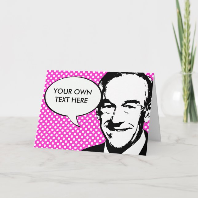 Cartão Ron Paul (Frente)