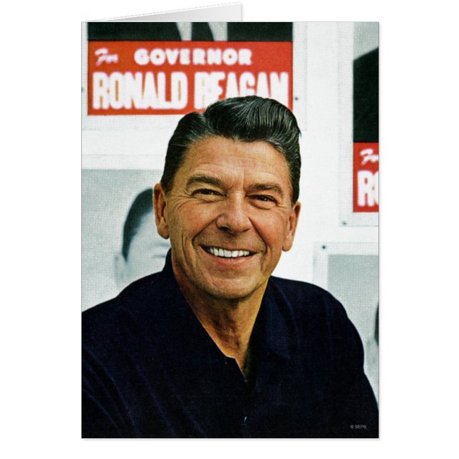 Cartão Ronald Reagan (Frente)