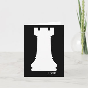 Cartão Rook Chess Piece Group Costume Chess Club Chess Bo