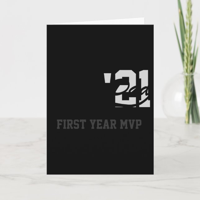 Cartão Rookie Dad First Year Mvp Srty T Shirt  (Frente)