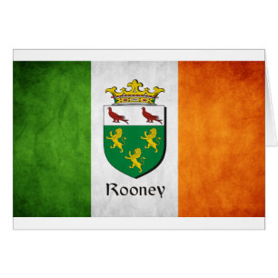Cartão Rooney Irish Flag