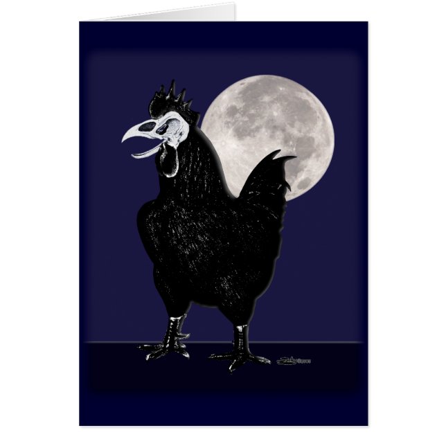 Cartão Rooster Ghost (Frente)