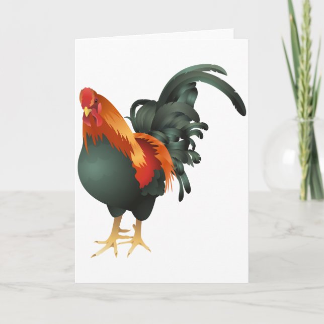 Cartão Rooster Greeting Cards (Frente)