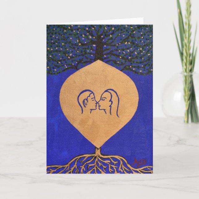 Cartão "Roots of Love" Greeting Card (Frente)