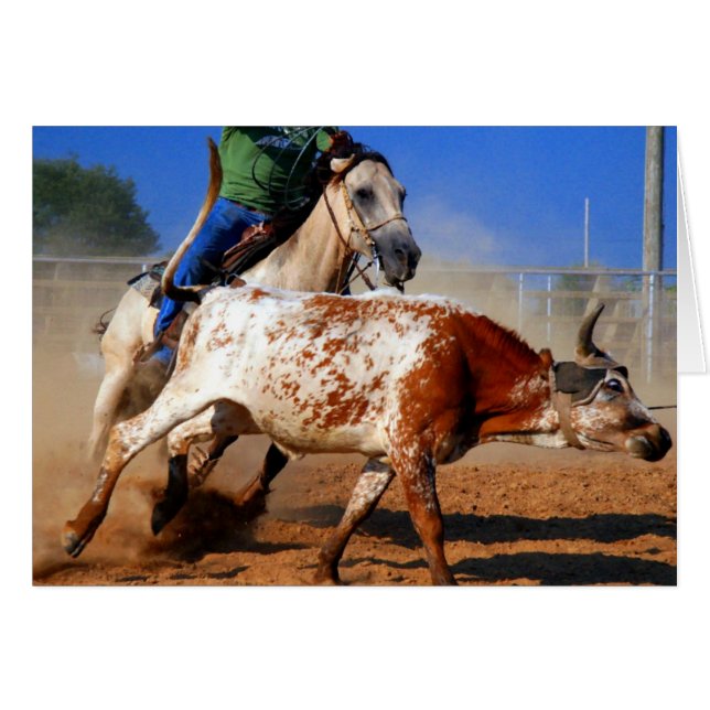 Cartão Roping (Frente Horizontal)