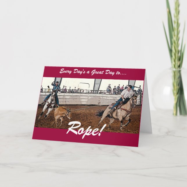 Cartão Roping de USTRC (Frente)