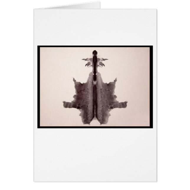 Cartão Rorschach Inkblot 6.0 (Frente)