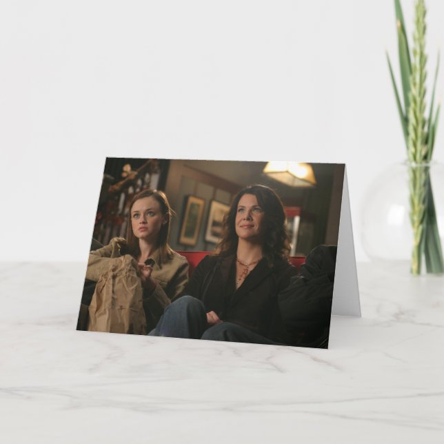 Cartão Rory & Lorelai Watch a Movie (Frente)