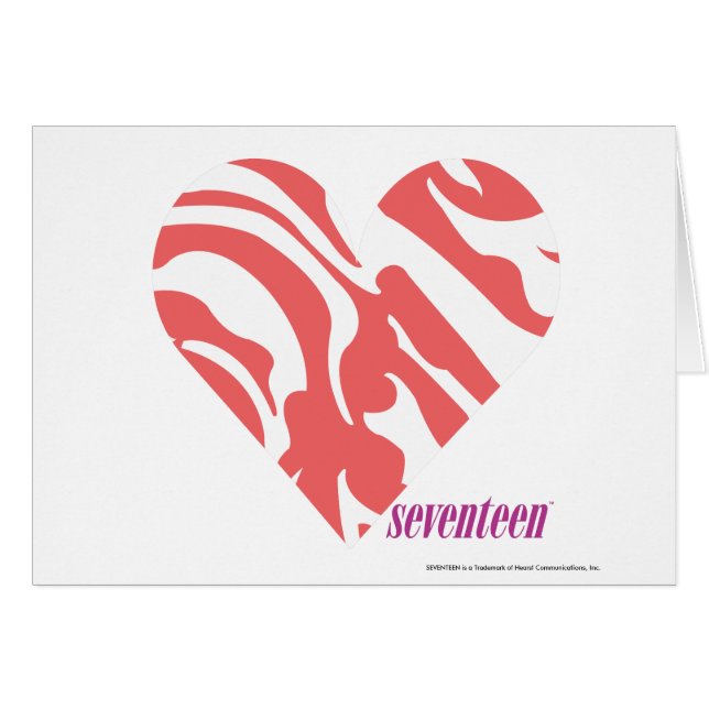 Cartão Rosa 2 da zebra (Frente Horizontal)