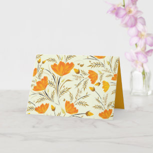 Cartão Rosa amarela