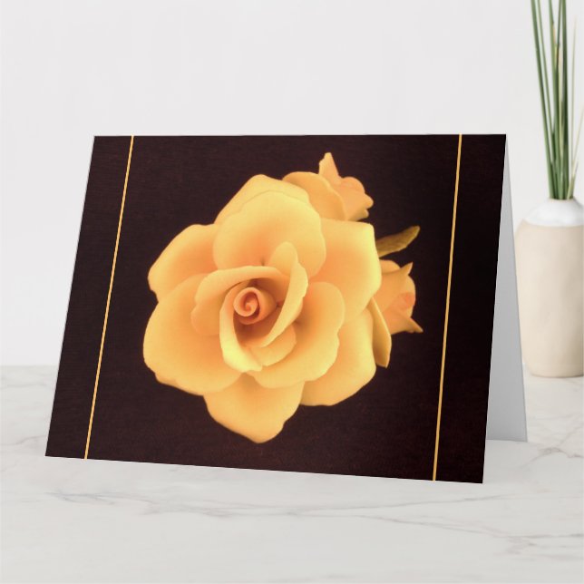 Cartão Rosa Amarela, Foto de 2004. (Frente)