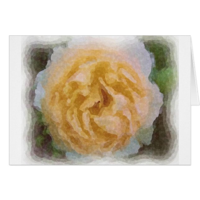 Cartão Rosa amarelo (Frente horizontal)