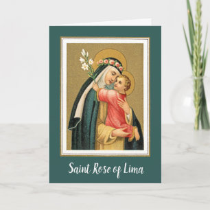 Cartão Rosa da rua e saudação do Vazio da criança Cristo