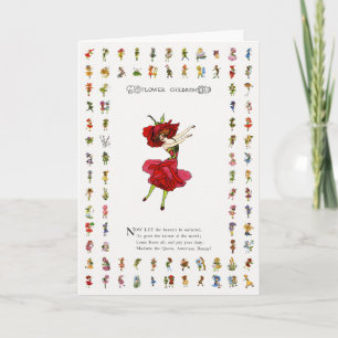 Cartão Rosa de Beleza Americana, Arte do Livro de Flores