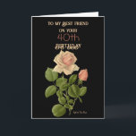 Cartão Rosa de chá híbrido por Pierre Joseph Redoute<br><div class="desc">Imagens do dominio público por Pierre-Joseph Redouté (10 de julho de 1759 - 19 de junho de 1840), que era um pintor e um botânico dos Países Baixos do sul, conhecidos para seus watercolours dos rosas, dos lírios e das outras flores em Malmaison. Foi alcunhado "Raphael das flores" e foi...</div>