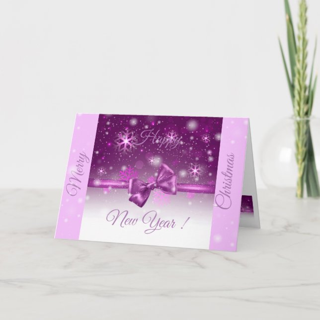 Cartão Rosa de inverno (Frente)