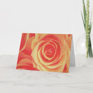 Cartão rosa de ouro e vinheta rosa